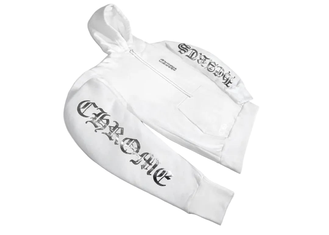Chrome Hearts Foil Pullover Hoodie White