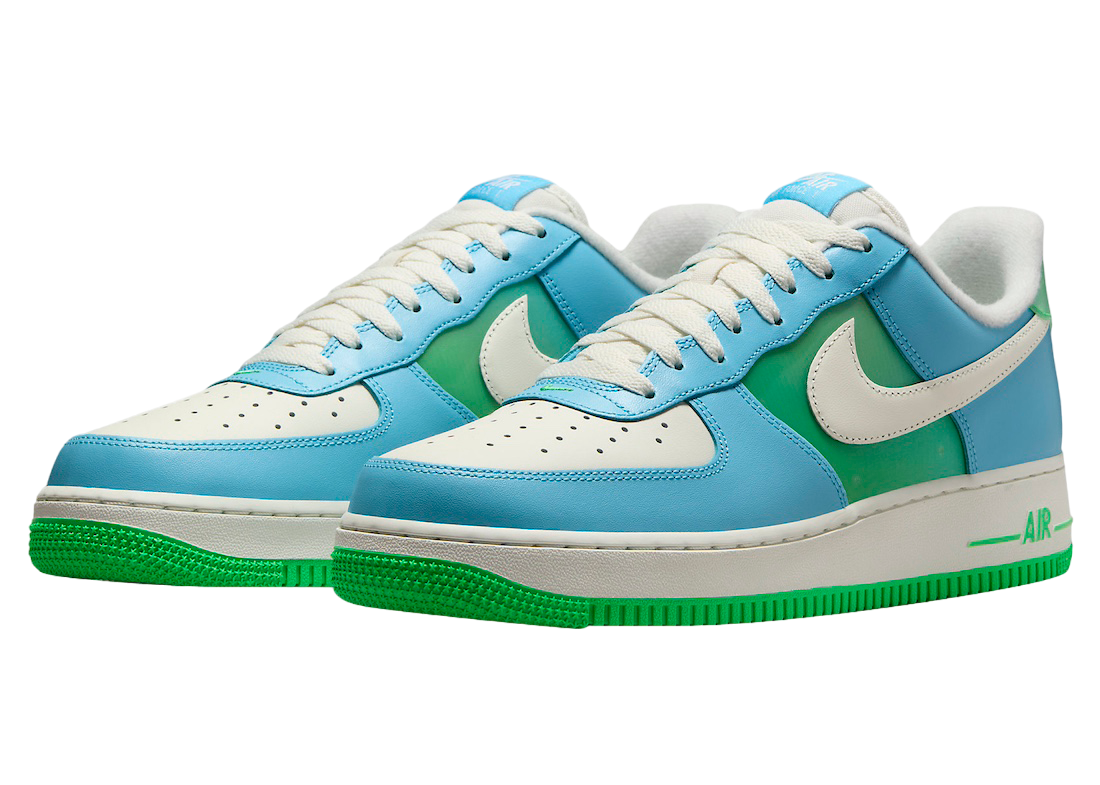 Nike Air Force 1 Low ‘07 Aquarius Blue Vapor Green