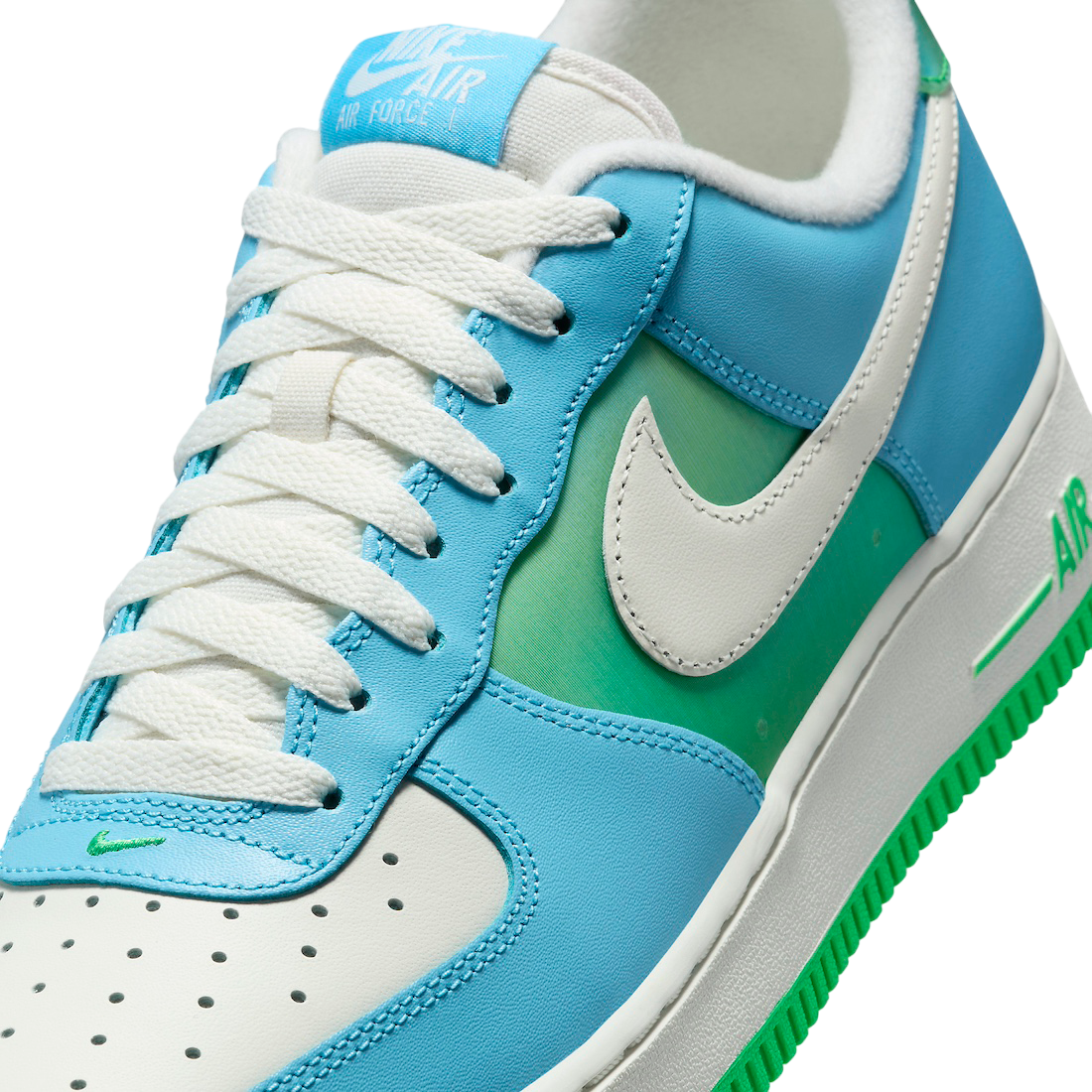 Nike Air Force 1 Low ‘07 Aquarius Blue Vapor Green