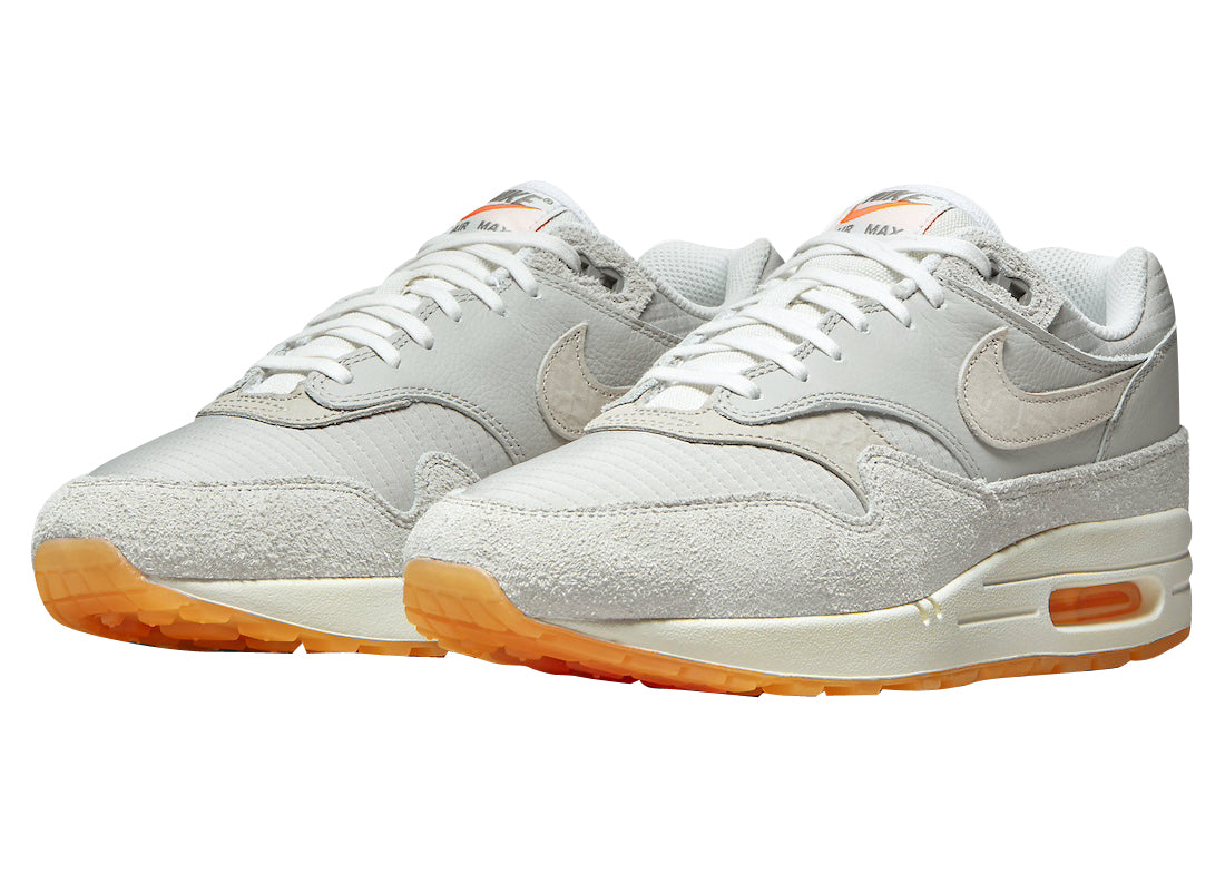 Nike Air Max 1 PRM Light Iron Ore Total Orange