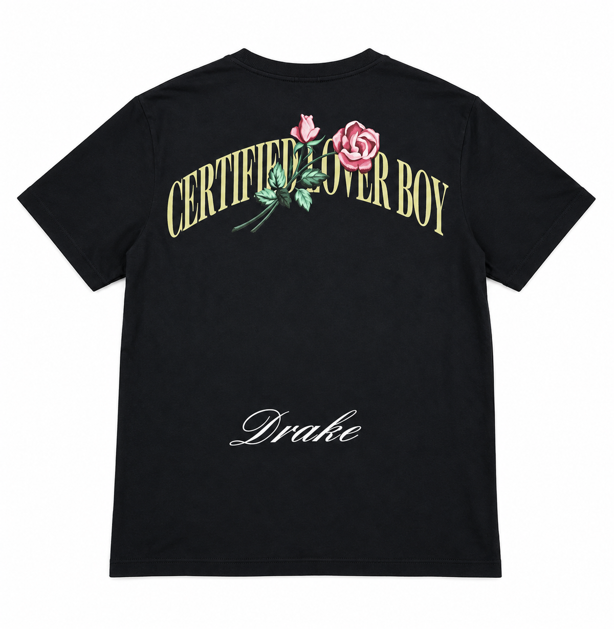 (PRE-OWNED) Nike x Drake Certified Lover Boy Rose Tee Black