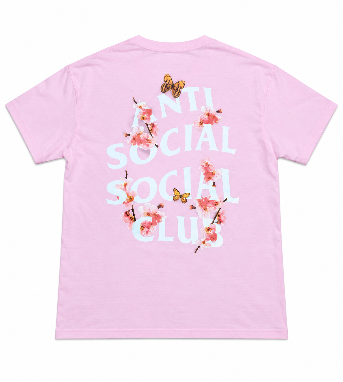 (PRE-OWNED) Anti Social Social Club Kkoch Tee Pink
