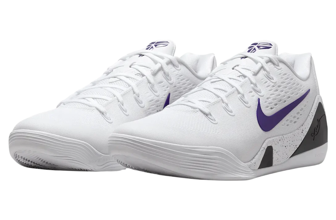 Nike Kobe 9 Elite Low EM Protro White Court Purple