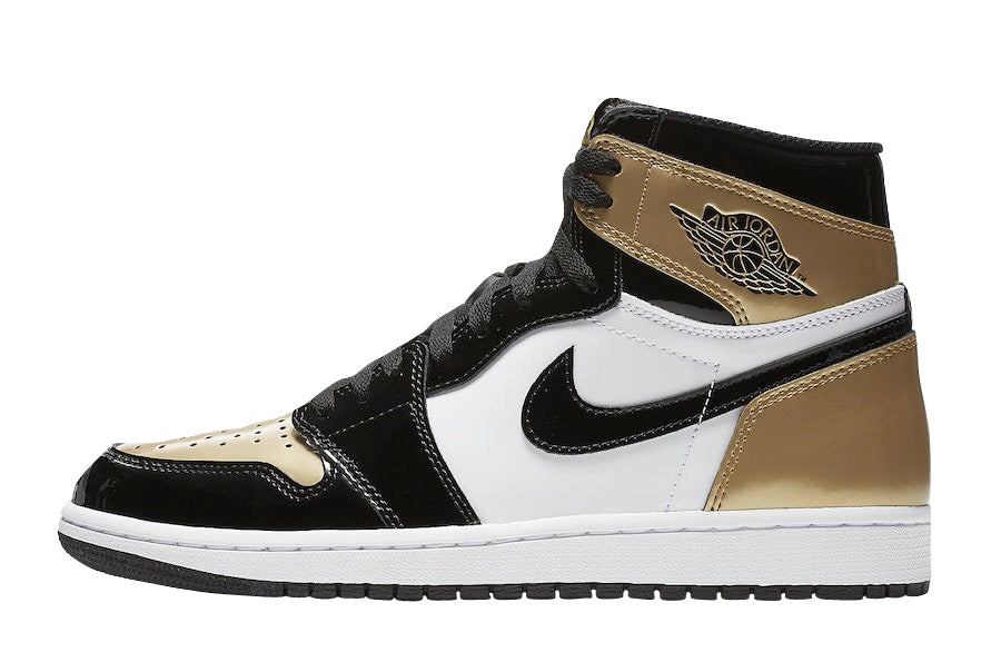 Jordan 1 Retro High NRG Patent Gold Toe