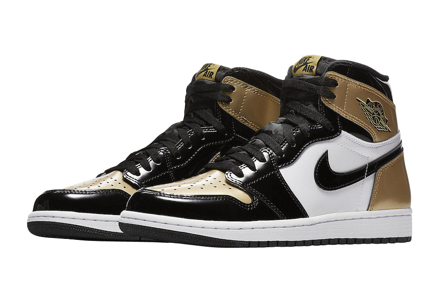 Jordan 1 Retro High NRG Patent Gold Toe