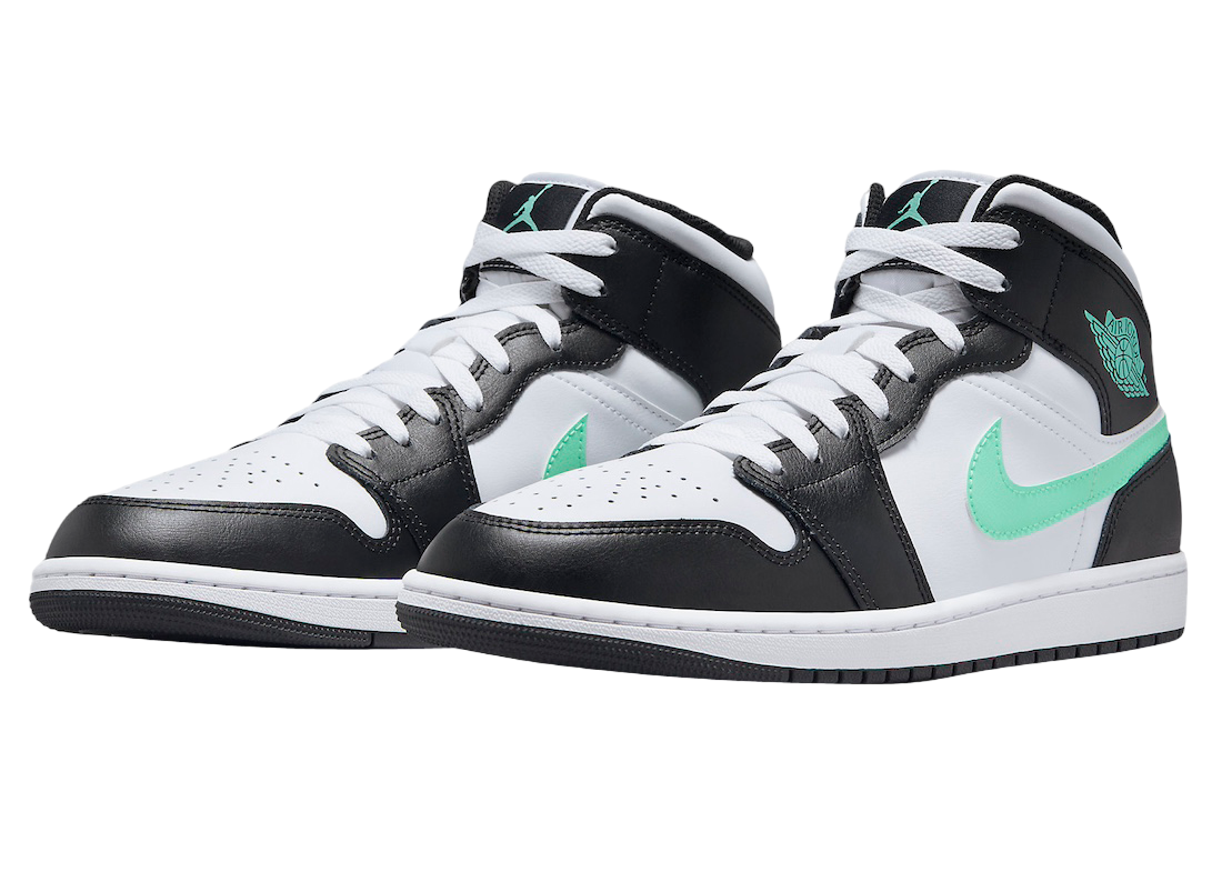 Jordan 1 Mid Green Glow