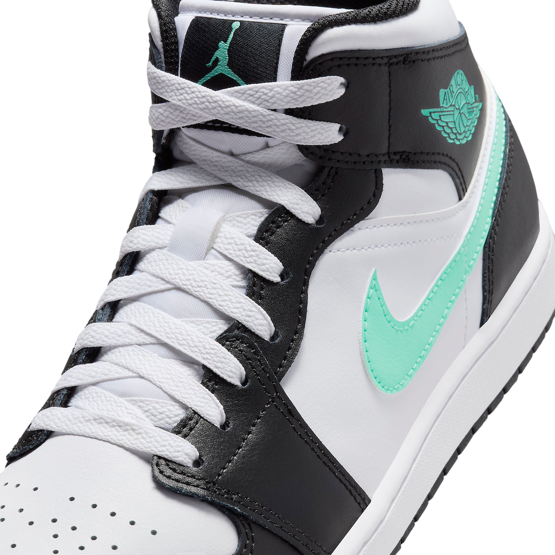 Jordan 1 Mid Green Glow
