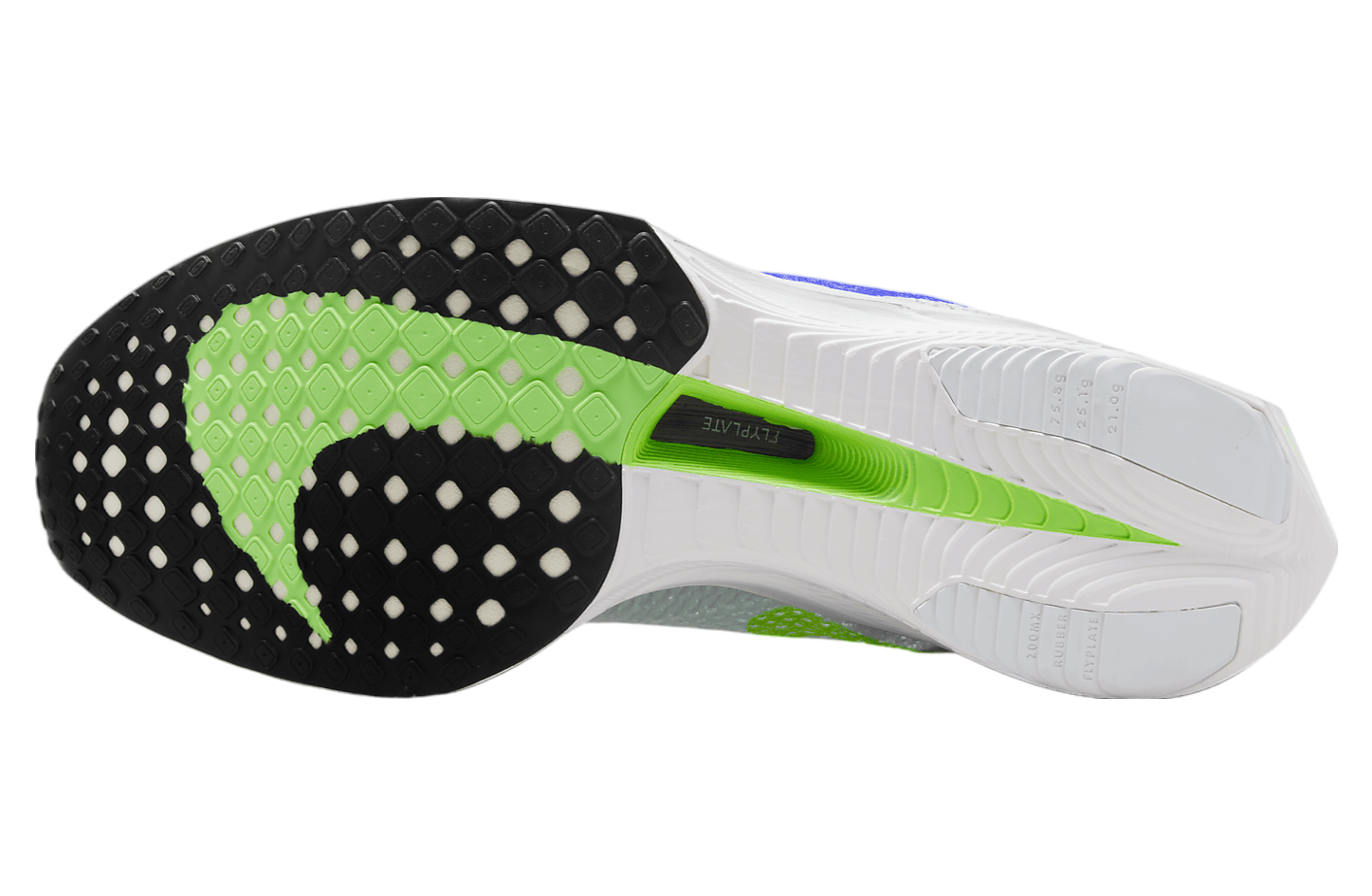 Nike ZoomX Vaporfly 3 in the Football Grey Racer Blue