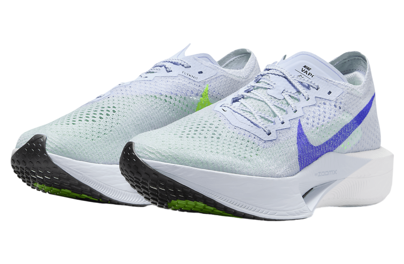Nike ZoomX Vaporfly 3 in the Football Grey Racer Blue