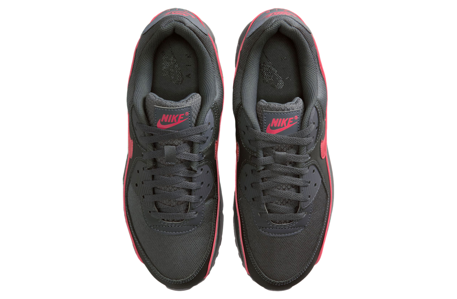 Nike Air Max 90 Premium Iron Grey University Red