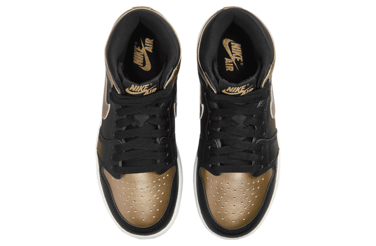 Jordan 1 Retro High OG Black Metallic Gold (GS)