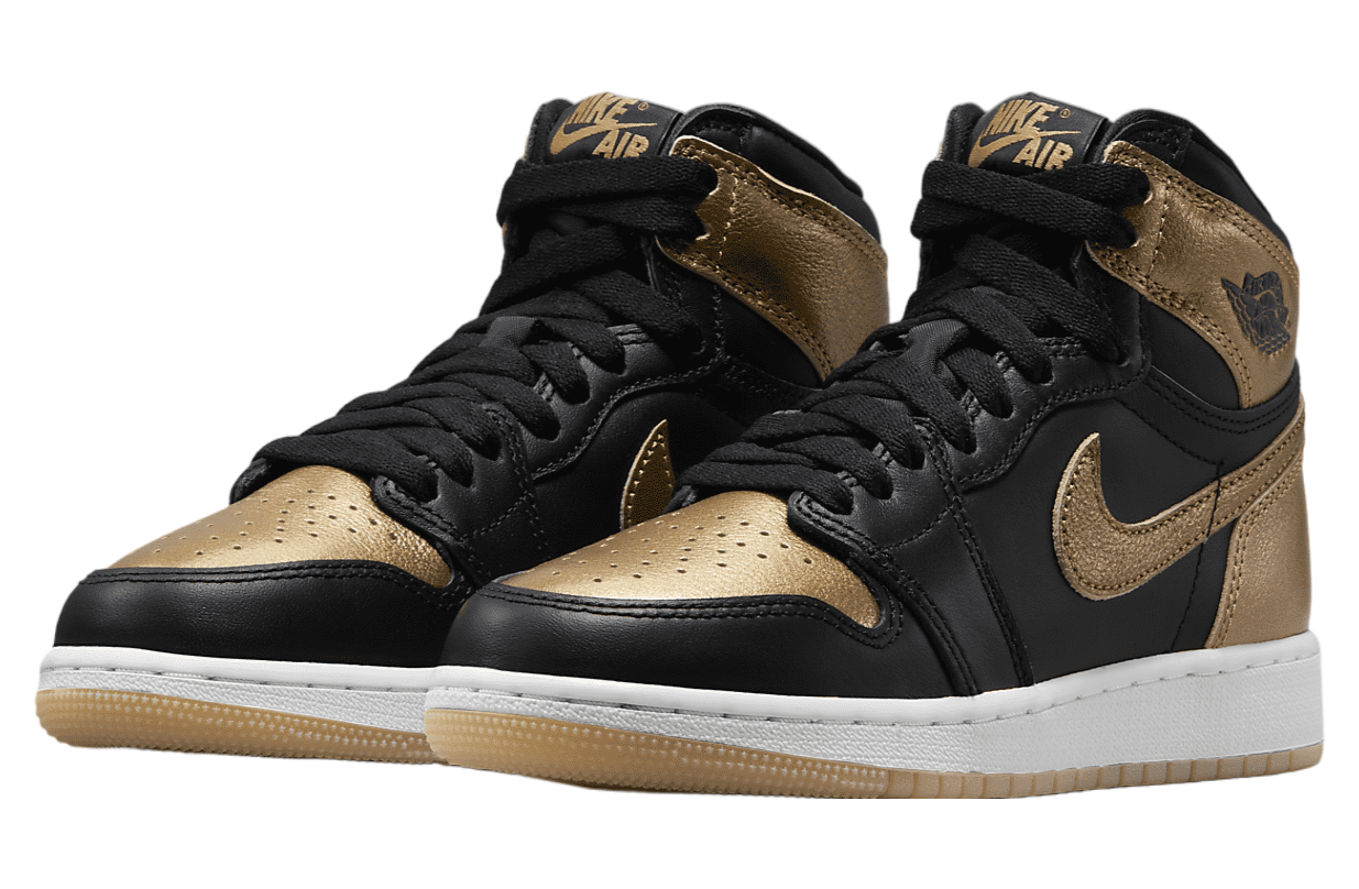 Jordan 1 Retro High OG Black Metallic Gold (GS)