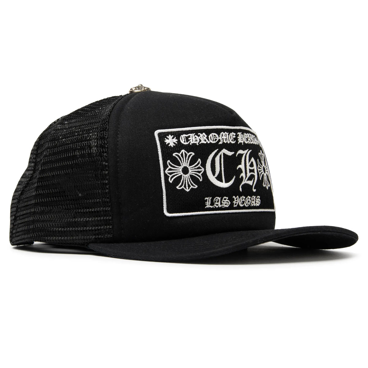 Chrome Hearts CH Las Vegas Trucker Hat Black/Black