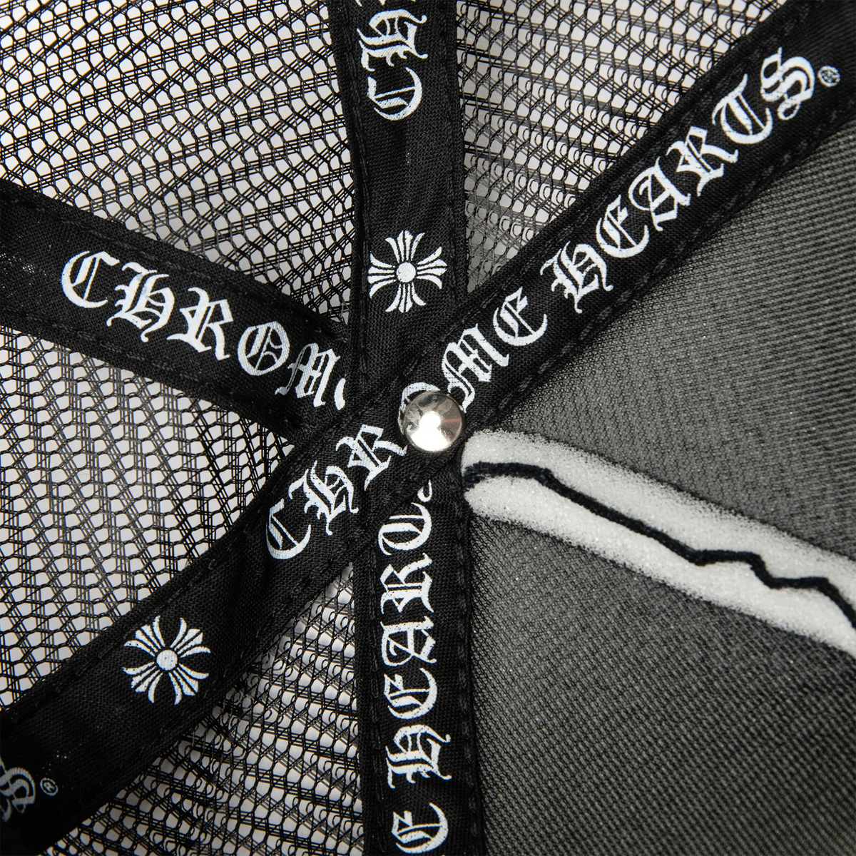 Chrome Hearts CH Las Vegas Trucker Hat Black/Black